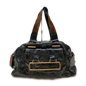 Chloe Hand Bag Black Leather